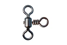 #1/0 Dblue Stainless Steel  Cross-line Rolling Swivels 80pcs/pack