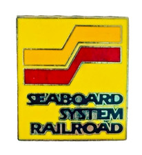 Seaboard System Railroad Metal Pin Train Coll...