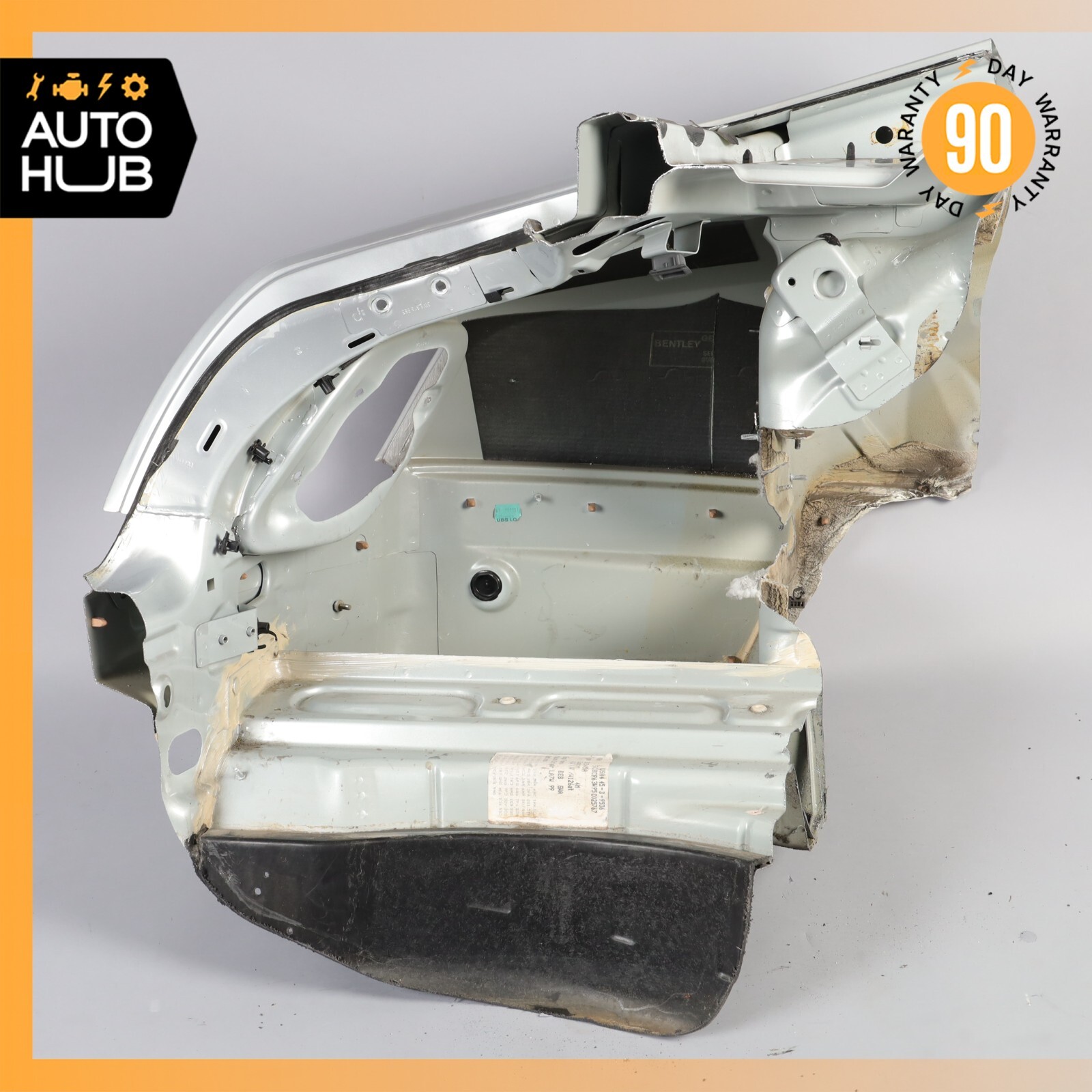 03-10 Bentley Continental GT Coupe Rear Left Side Quarter Panel Cut OEM