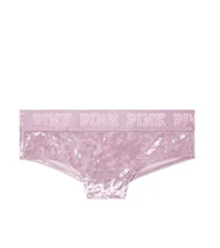 Victoria's Secret PINK Logo Velvet Cheekster Panty Dreamy Lilac