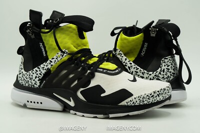 Nike Air Presto Mid x Acronym Dynamic Yellow Men\'s size 7 Brand New Nike Air Presto Mid x Acronym Dynamic Yellow  main image 4