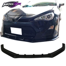 Fits 13-16 Scion FR-S Ikon V3 Style Front Bumper Lip Kit Unpainted Black PU