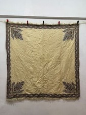 Vintage Beautiful Paisly Design Piano Scarf Shawl Table Cloth 120x122 Cm