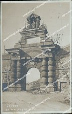ba93 cartolina fotografica genova antica porta pila