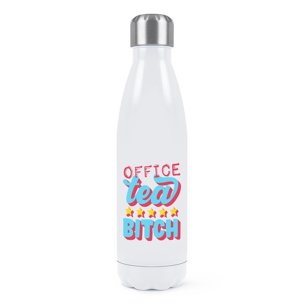 BüRo Tee Bitch Doppelwand Wasserflasche Sarcastic Best Toll Lustig Geburtstag-image