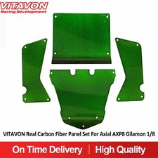 Vitavon Real carbon Fiber Panel Set Body For Axial AXP8 Gilamon 1/8
