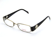 NEW ESPRIT ET 9376 535 GOLD DARK BROWN AUTHENTIC EYEGLASSES FRAMES 51-17