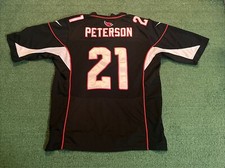Patrick Peterson Arizona Cardinals Nike On Filed Blk Jersey Sz 44 Captains Patch