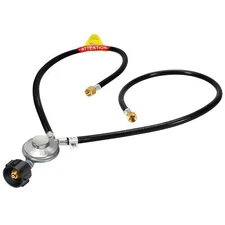 3 Feet Y Splitter Propane Regulator with Hose 2 Hose Low Pressure Regulator K...