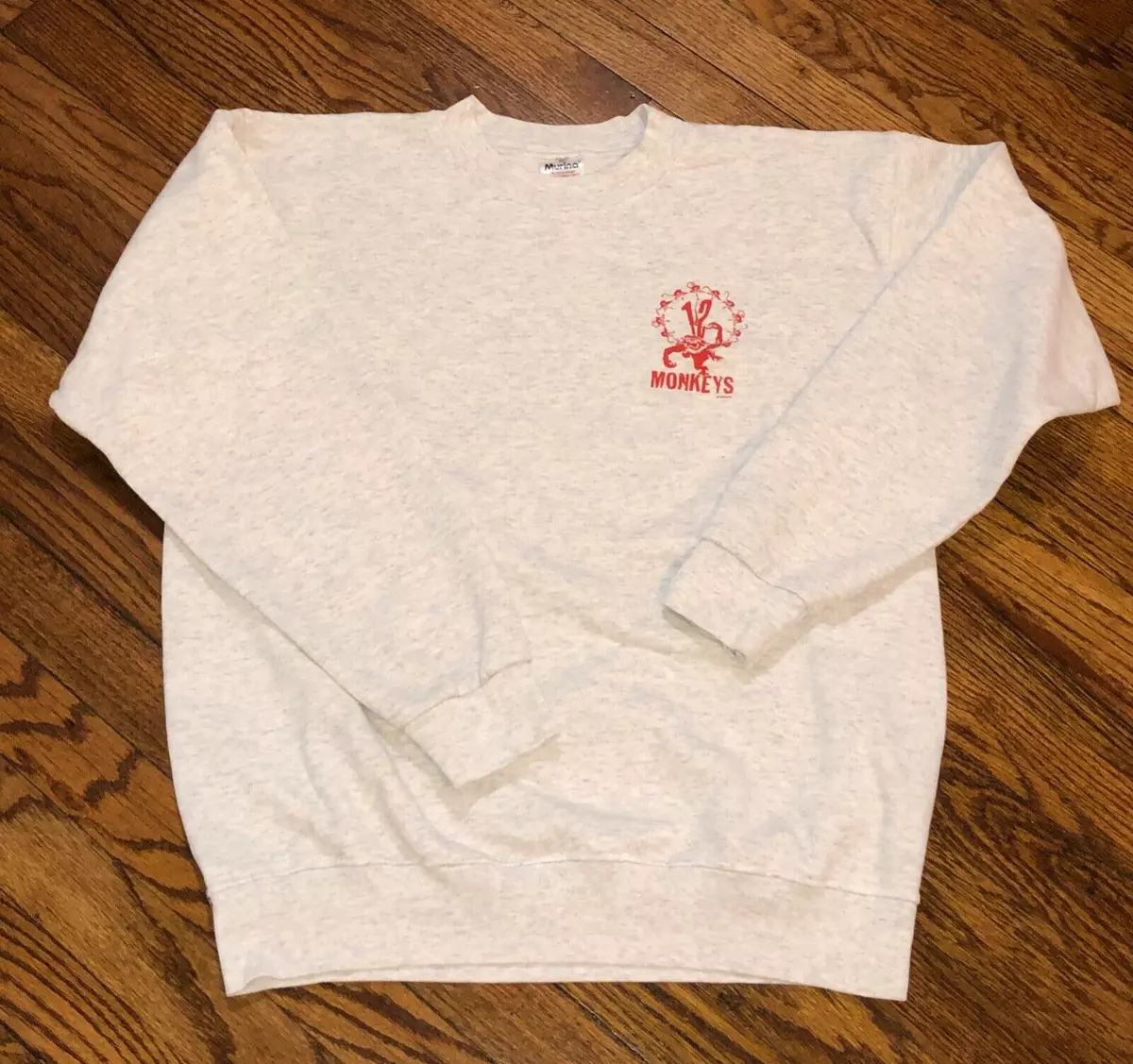 12 monkeys movie sweat Shirt vintage bruce willis cult horror 90s sweater 1995