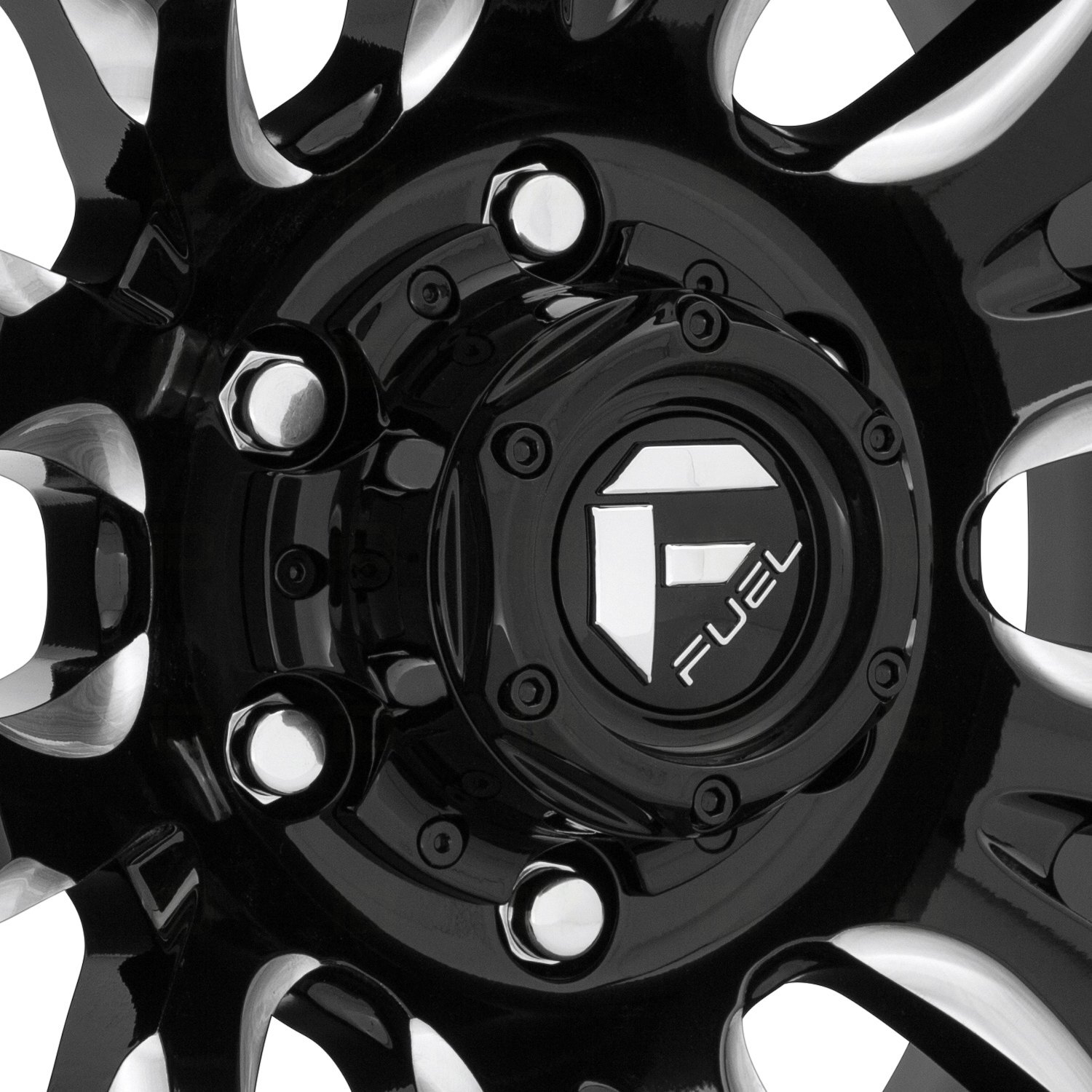 4+17x9+Fuel+Blitz+Gloss+Black+Milled+8x170+D67317901745 for sale online