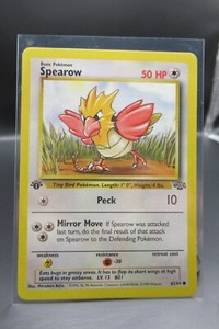 Pokemon Card - Jungle 62/64 - SPEAROW **1st Edition** - NM