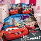 London McQueen Car Single/King Single Bed Quilt/Duvet/Doona Cover Set Pillowcase
