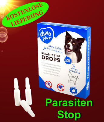 Hunde Spot-on   ANTI PARASITEN TROPFEN   Fellpflege ohne chemische Insektizide