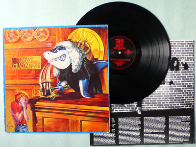 M.O.D. - GROSS MISCONDUCT -  Vinyl LP OIS - Noise 1989 - rare!