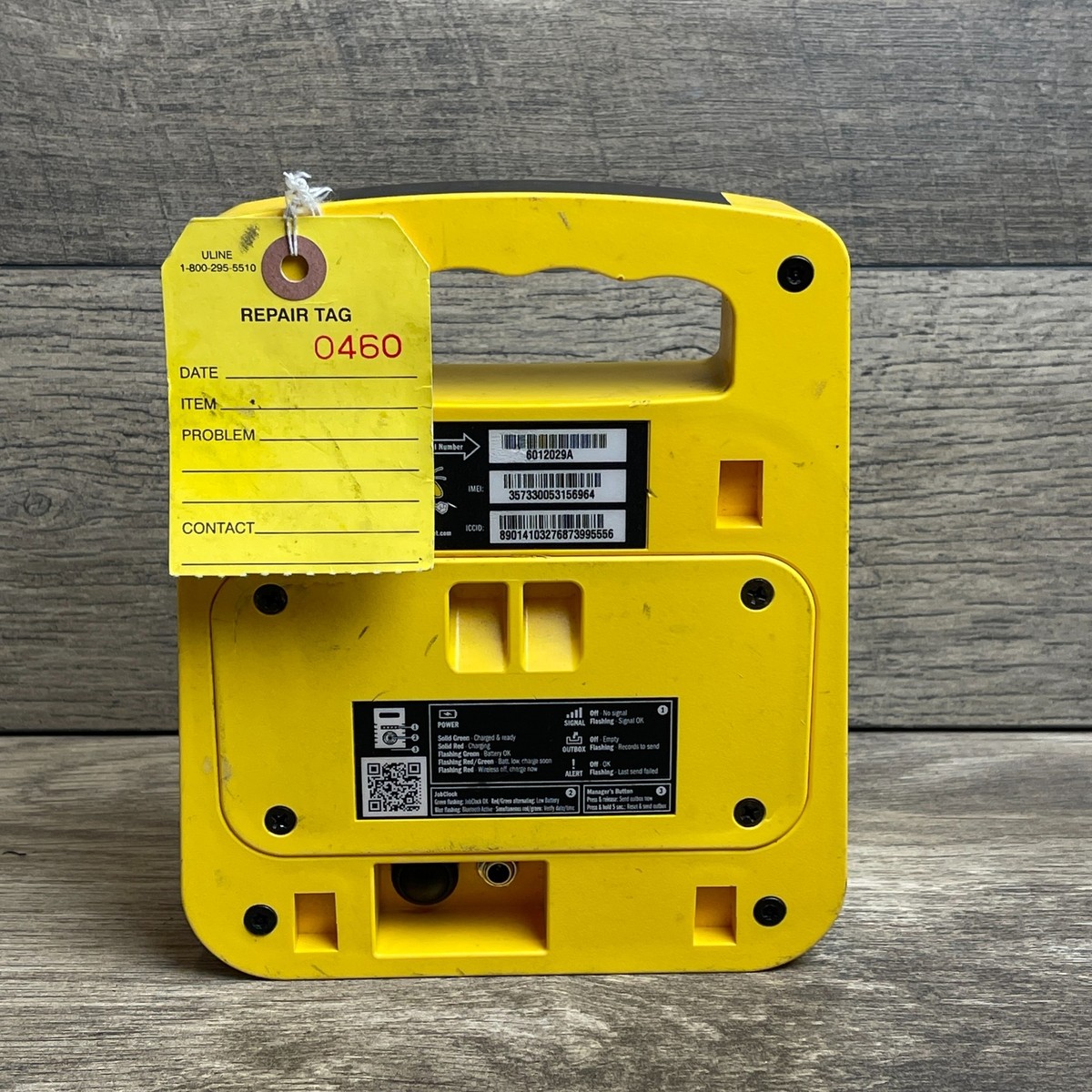 herbique ハービック /イエロー　美品　定価26,400円 ExakTime JobClock Hornet 202 Wireless Battery Powered Portable