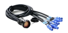 Split Cable Socapex 19 pin Male to Powercon True1 Breakout Power Electrical Wire