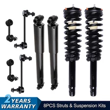 Front and Rear Struts Shock Absorbers Sway Bars For 2010 2011 2012 Ford FUSION