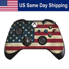 Xbox one Leather Cover Decal Sticker Skin Controller - Battle Torn Stripes 