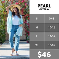 NWT - LuLaRoe Pearl Overlay - Various Prints and Sizes