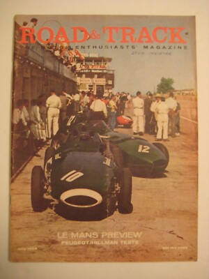 Road & Track Magazine July 1958 Volume 9 No. 11 Le Mans, 20 Years of Maserati