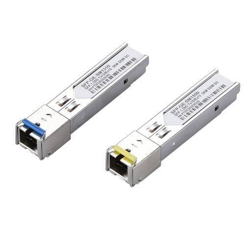 2Pcs SC Connector 3km 1.25GB/s SFP-BX03-D Tx1550nm/RX1310nm Transceiver Module F - Photo 10/14