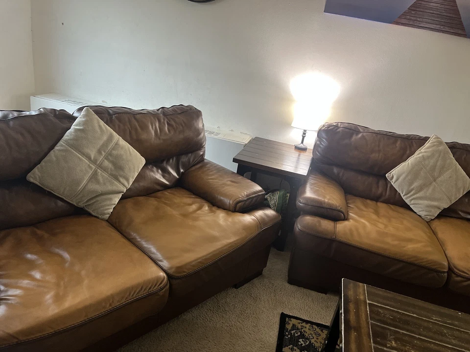 Dark Brown couches From Ashley - Image 3 of 4