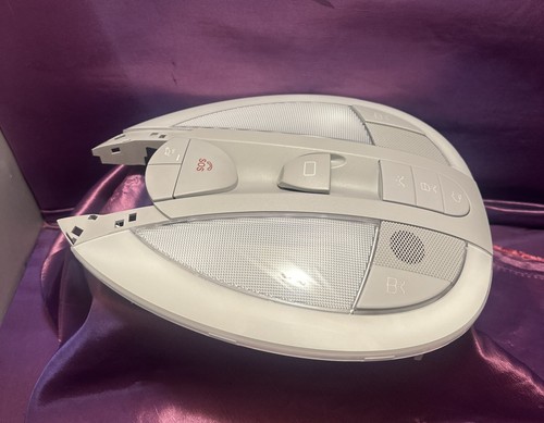 03-06 Mercedes W211 E500 E320 E350 Front Overhead Dome Light Gray OEM - Picture 4 of 11