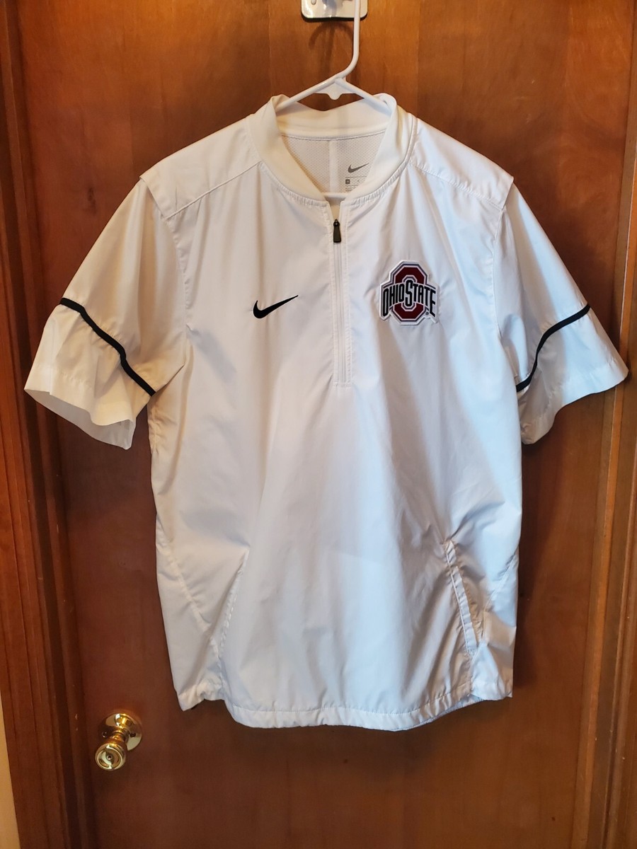 white nike ohio state pullover jacket