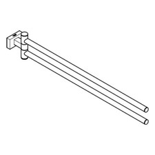 GROHE towel holder Essentials Cube 40624DC1 super steel