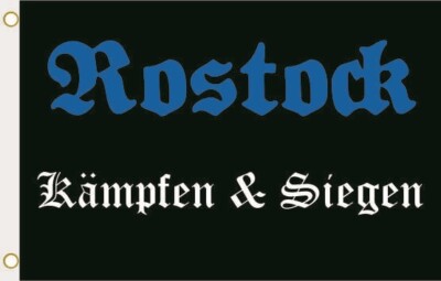 Bandiera Rostock In Vendita, Bandiera Della Città Di Rostock - Foto 3