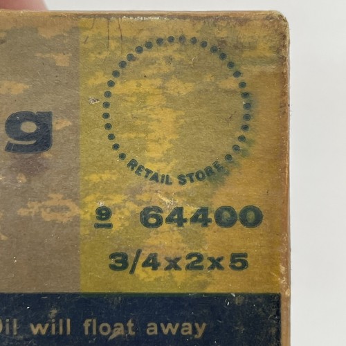 SEARS Pietra per affilare combinata artigianale 64401 scatola originale vintage 3/4x2x5 - Foto 11 di 11