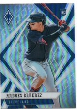 2021 Panini Chronicles Phoenix Andres Gimenez Baseball Card # 3 RC Cleveland