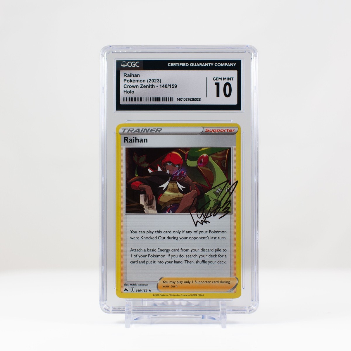 Pokmon Raihan Holo #140 Crown Zenith 2023 - CGC 10 GEM MINT | eBay