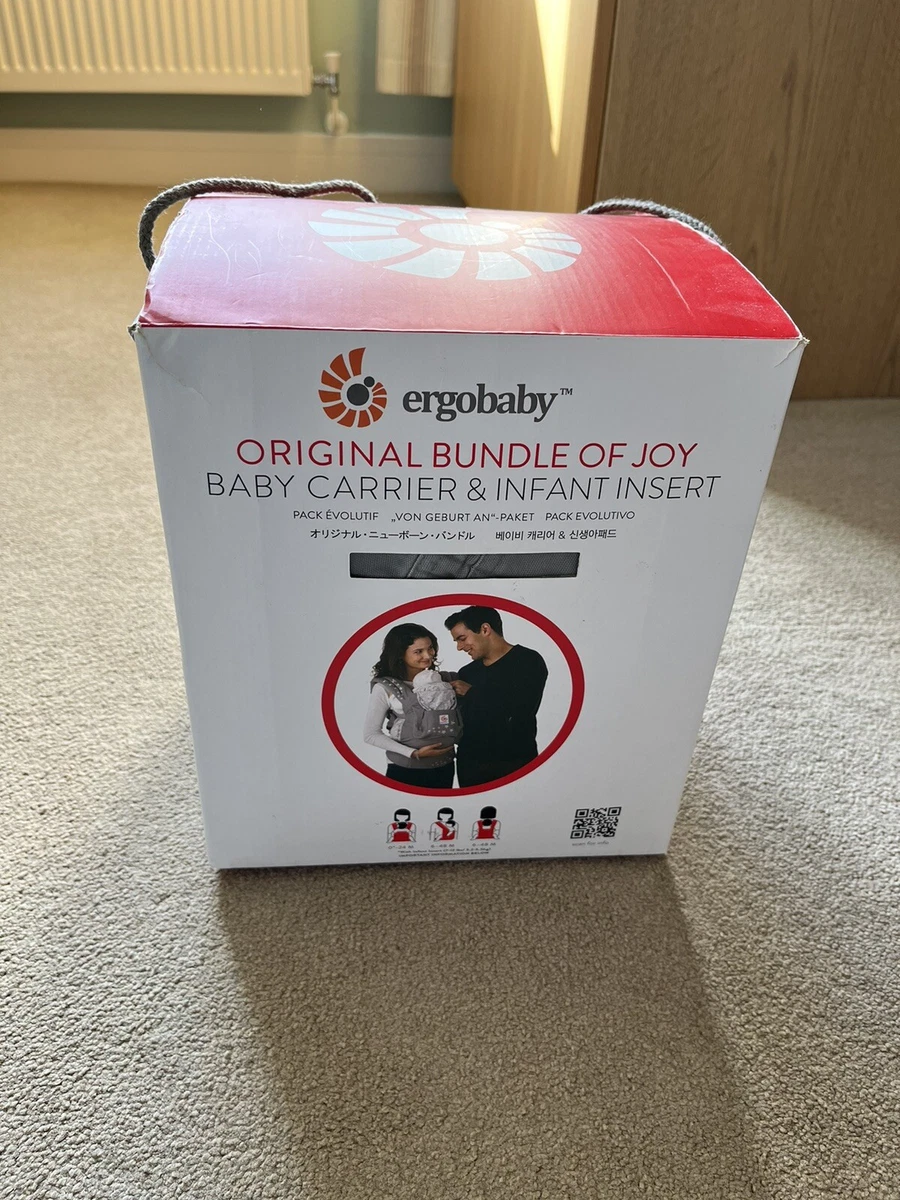 Ergobaby organic bundle of top joy carrier and infant insert