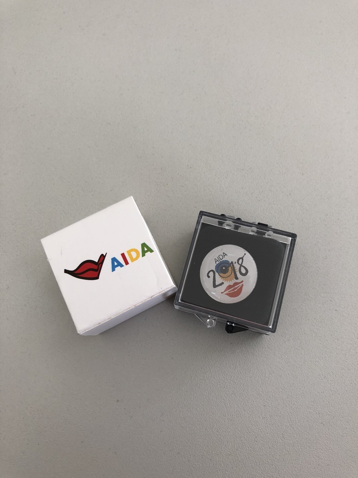 AIDA Pin 2018 AIDA Pin 2017 und AIDA Pin 2016