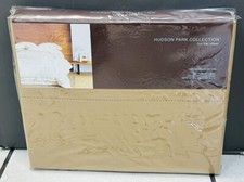 Hudson Park Collection FULL Flat Sheet 100 Cotton 600 ThreadCount BRONZE New