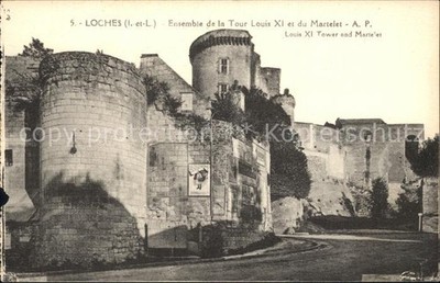 Loches Indre et Loire Ensemble de la Tour Louix XI et du Mart