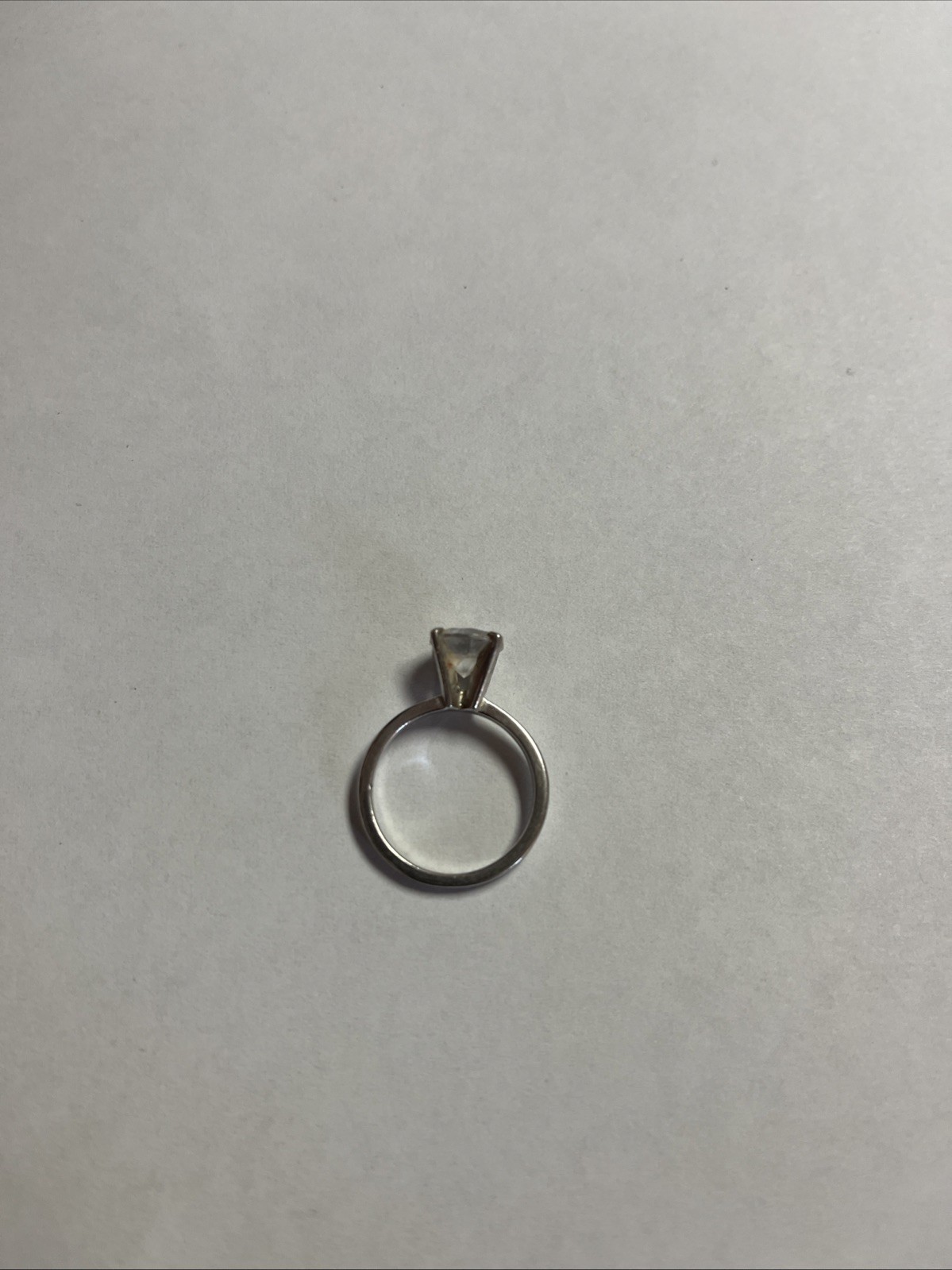 Seta Sterling Silver .925 Solitaire Ring Size 6 *… - image 2