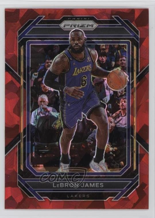 2022-23 Panini Prizm Red Ice Prizm LeBron James #134 1e6a