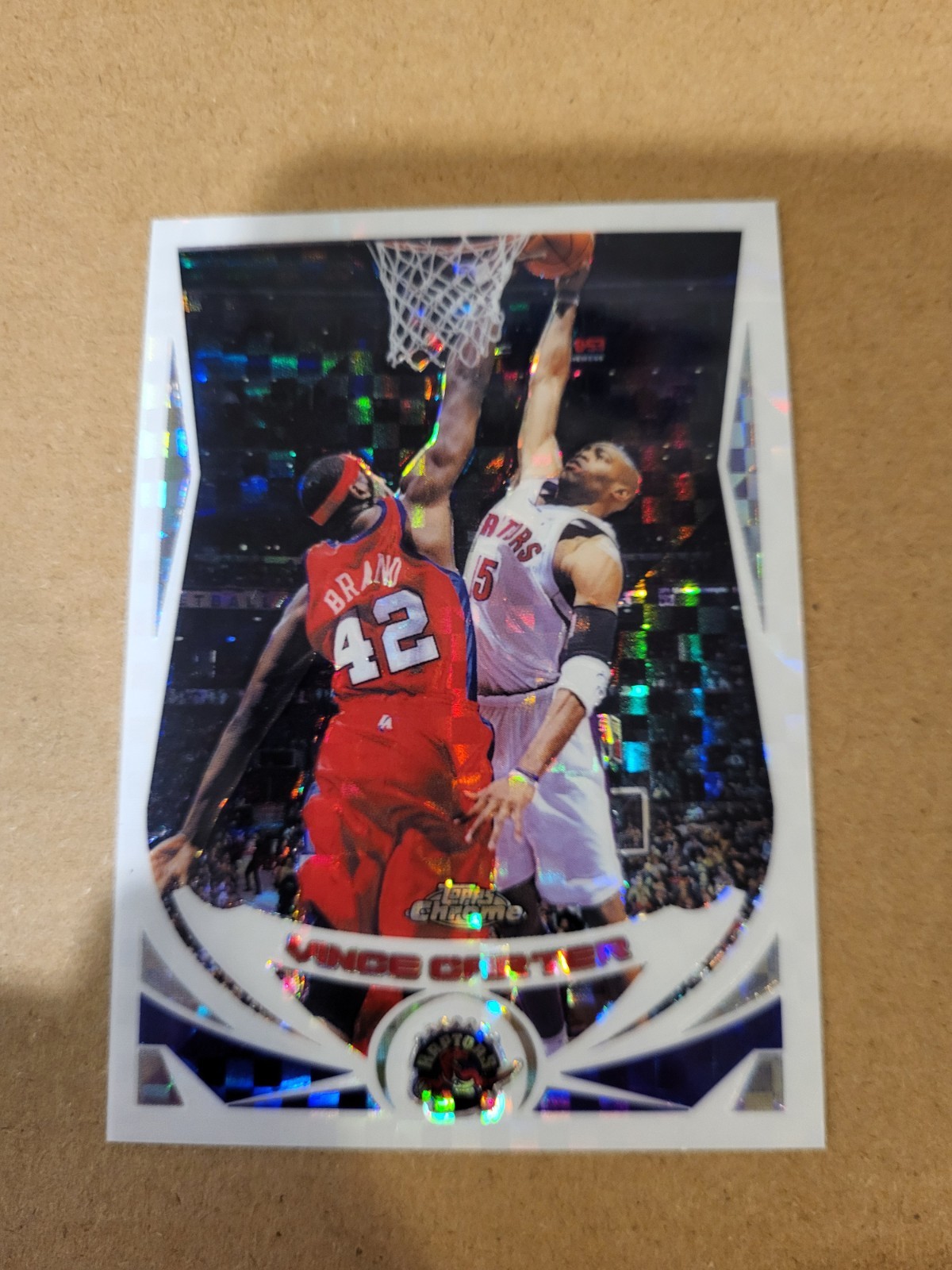 2004-05 Topps Chrome Xfractor Vince Carter /110