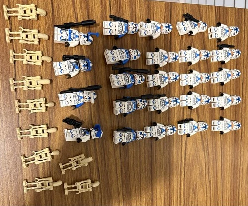LEGO Star Wars 501st Legion Clone Troopers 75280 figure lot and set 75345
