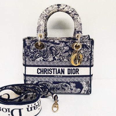 Christian Dior　ショルダーバッグ　ノベルティ Dior Lady D-Lite Zoo Tiger Pattern Embroidered Tote Bag - Very