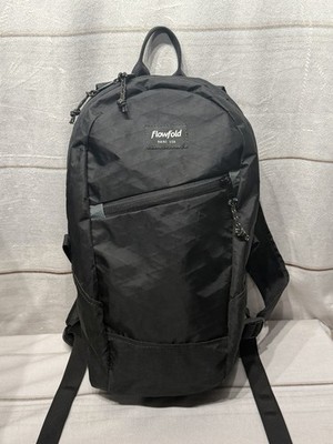 Flowfold Optimist 10L Black Backpack Lightweight  Weather-Resistant