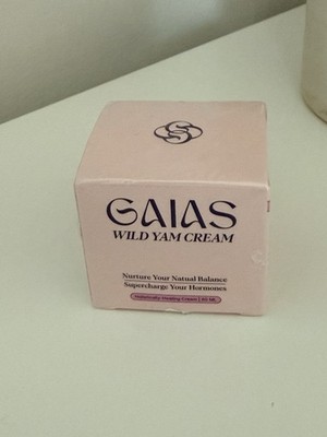 Gaias Wild Yam Cream Super Natural Benefits NIB 100% Natural New-Sealed