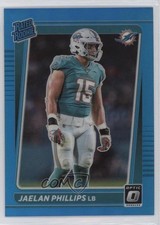 2021 Panini Donruss Optic Rated Rookie Aqua Prizm /299 Jaelan Phillips #254 0w8