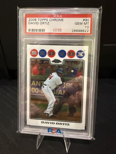 2008 Topps Chrome - David Ortiz #90 PSA 10