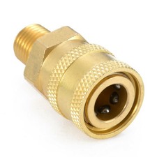 1/4inch Male Pressure Washer Brass Quick Coupler Connection Converter Replace