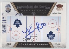 2011-12 Crown Royale Scratching the Surface Signatures Jonas Gustavsson Auto av1