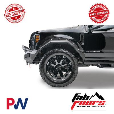 Fab Fours Open Fender Matrix Front Bumper w/ Pre Runner For 17-22 F-250 / F-350